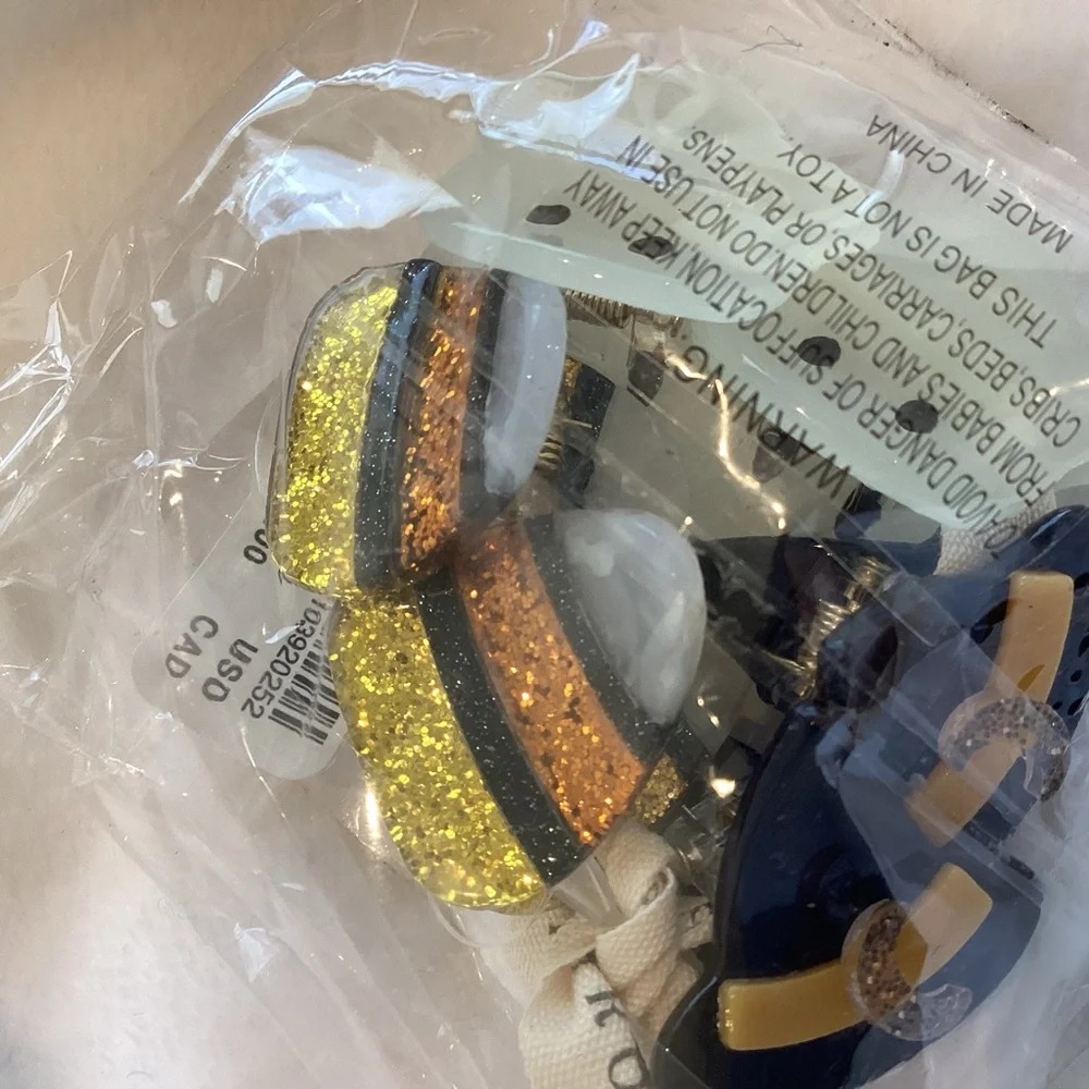 👻Anthropologie Mini Hair Claw Clips Small Halloween Witch Hat Ghost Candy Corn